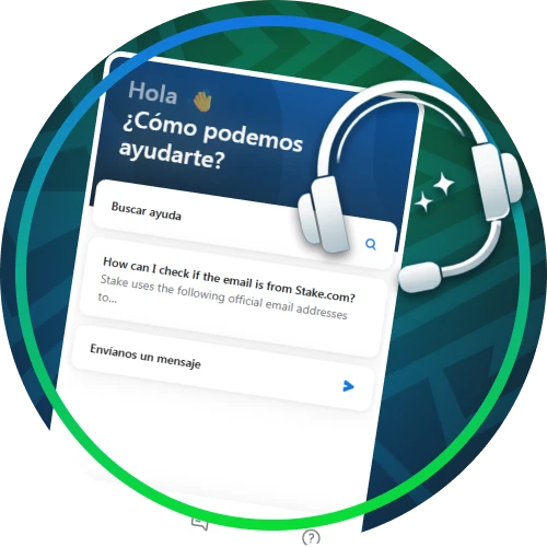 Servicio de atención al usuario disponible las veinticuatro horas en Stake Argentina.
